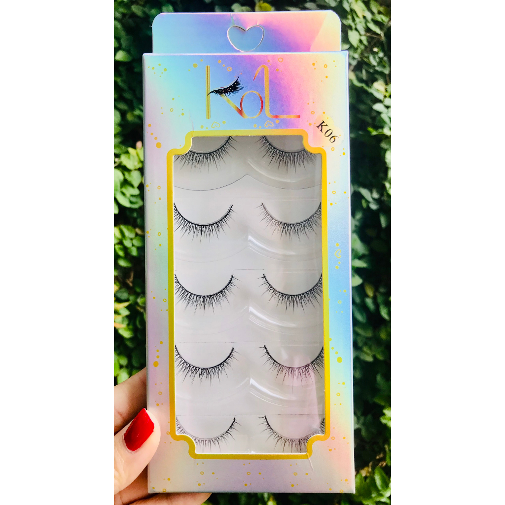 Lông mi giả tự nhiên, cao cấp 5 cặp KOL -Gimishop