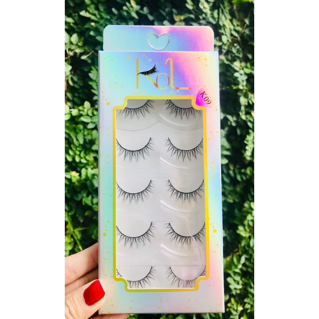 Lông mi giả tự nhiên, cao cấp 5 cặp KOL -Gimishop