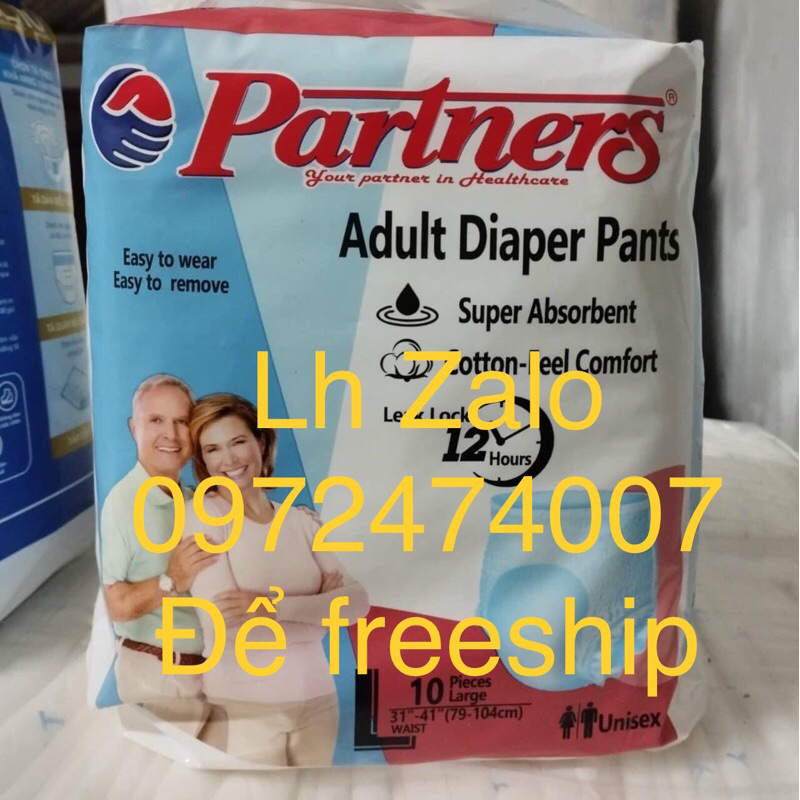 100 bỉm quần ngưòi già, người lớn Partern mẫu mới size M/