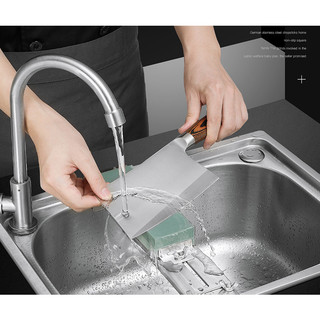 Kẹp đỡ đá mài dao Inox 304 toàn bộ Đức an toàn để bồn rửa điều chỉnh 36-49cm cao cấp