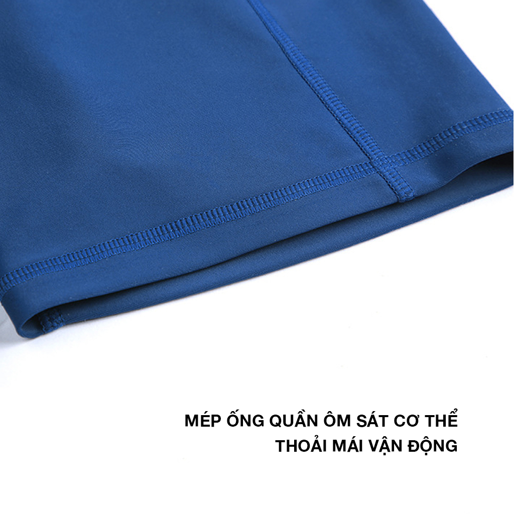 Quần chạy bộ bó cơ nam Pace Compressfit Running chuyên nghiệp chạy marathon chạy trail thoáng khí nhanh khô QBC01