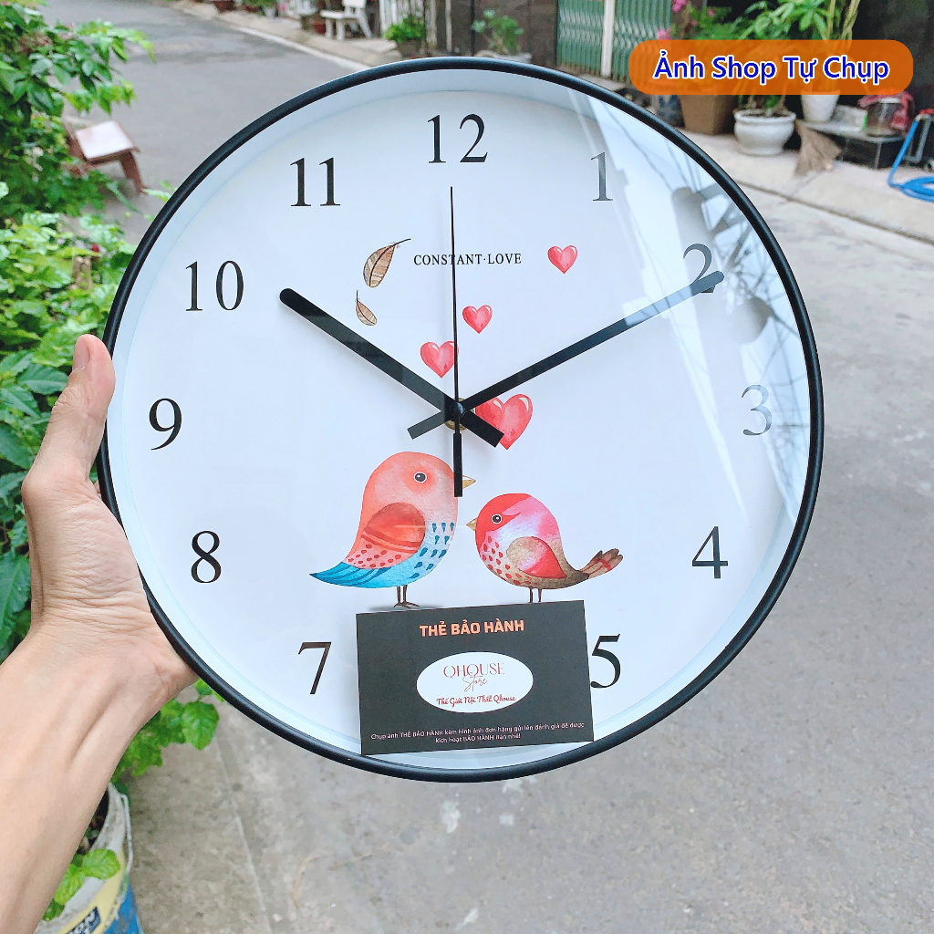 - Đồng Hồ Treo Tường Kim Trôi Qhouse ,  đồng hồ trang trí decor phòng khách cao cấp