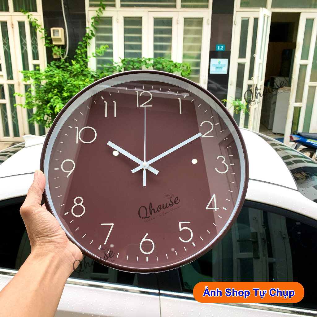 - Đồng Hồ Treo Tường Kim Trôi Qhouse ,  đồng hồ trang trí decor phòng khách cao cấp