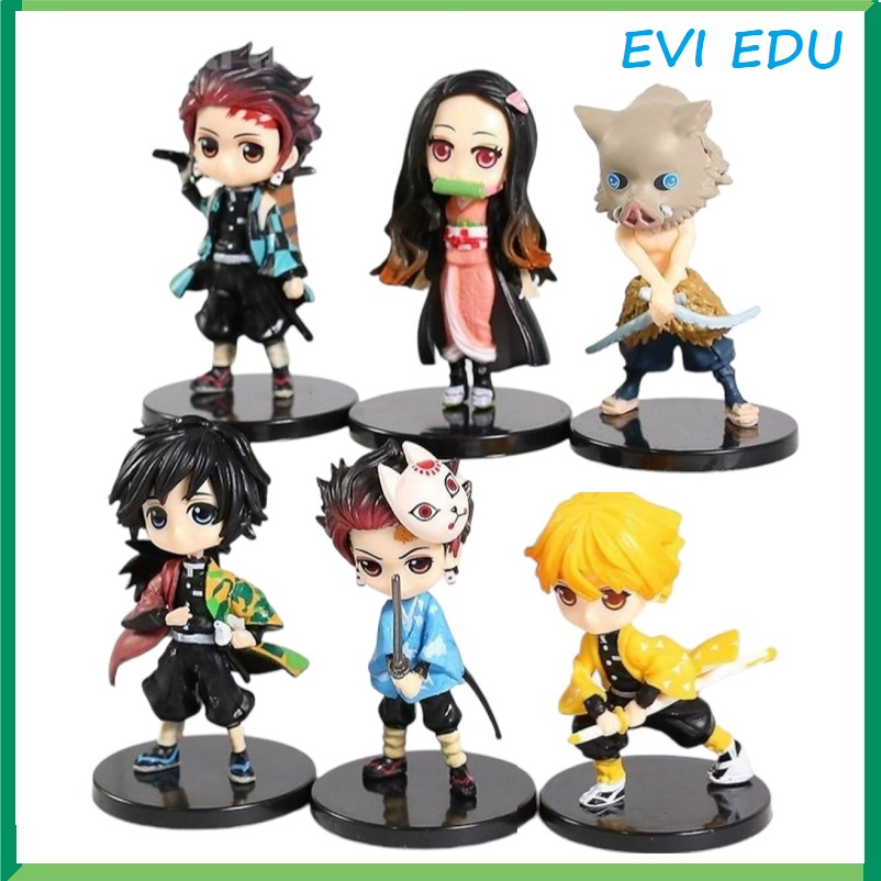 Mô hình nhân vật Thanh Gươm Diệt Quỷ Tanjiro Tanjirou Nezuko Inosuke Zenitsu Tomioka Giyuu Kimetsu no Yaiba Demon Slayer