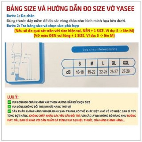 Vớ Y Khoa Bàn Chân, Gót Chân Yasee   | Tất Suy Giãn Tĩnh Mạch
