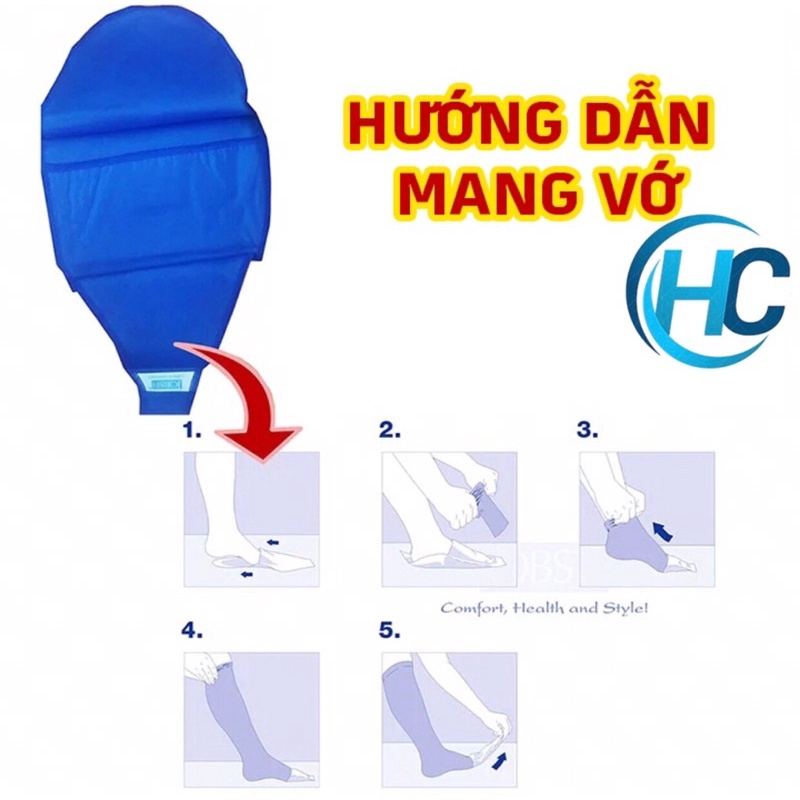 Vớ Y Khoa Bàn Chân, Gót Chân Yasee   | Tất Suy Giãn Tĩnh Mạch