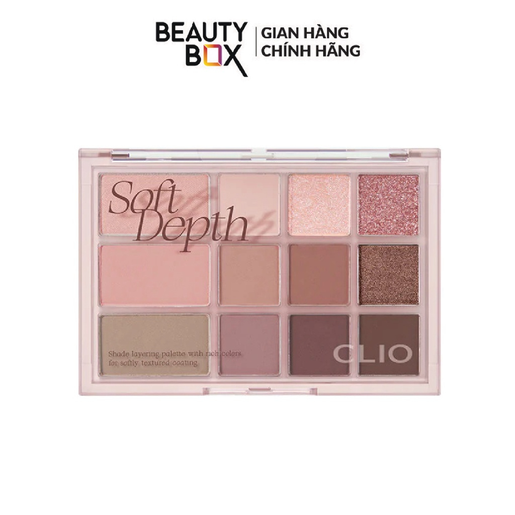 Màu Mắt Trang Điểm Clio Shade & Shadow Palette 9.6g