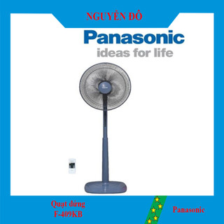 Quạt đứng Panasonic F-409K, có 3 màu xanh, đỏ và Beige, có remote điều khiển từ xa, quạt mát, độ bền cao, tiết kiệm điện