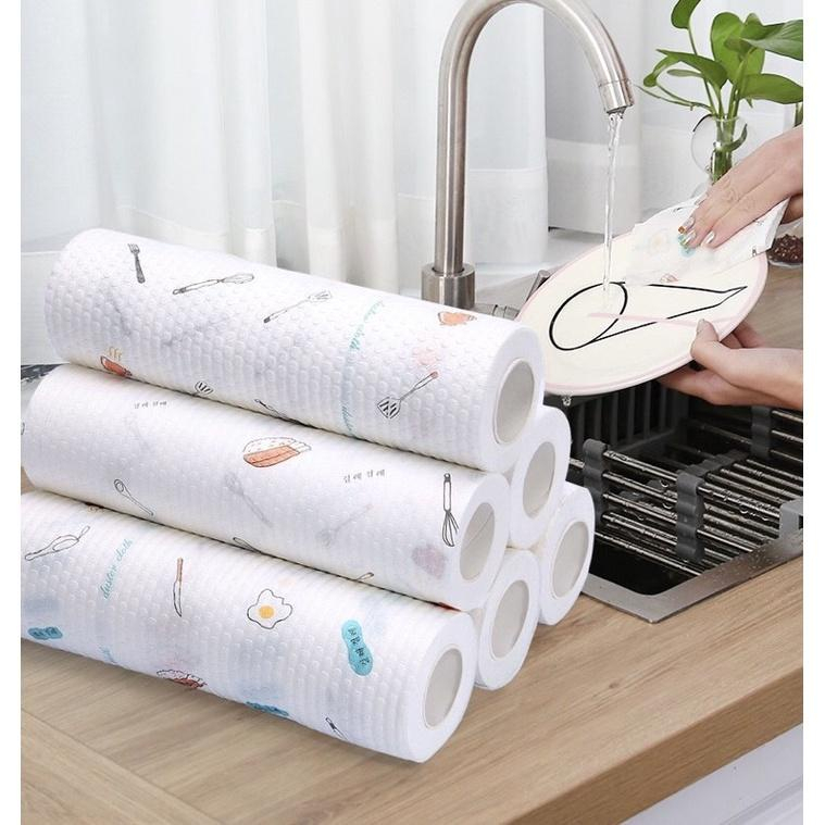Cuộn Khăn Lau Đa Năng ,Khăn Giấy Chuyên Dụng Cho Nhà Bếp Có Thể Tái Xử Dụng 88289 Lavio Store