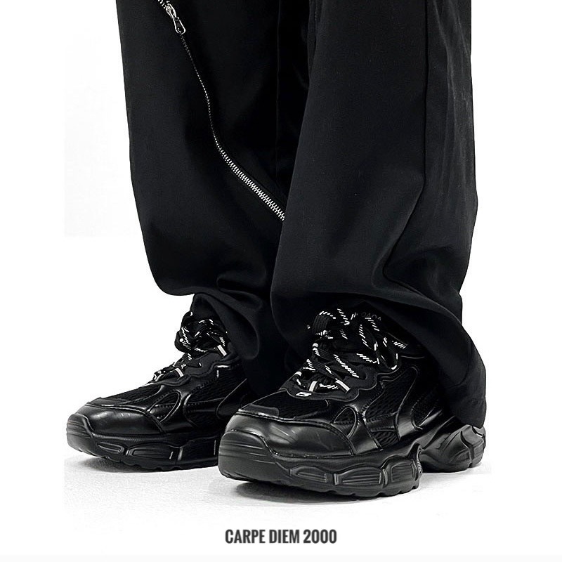 Seoul Chunky Sneakers - Giày thể thao form to dad shoe, đế cao, đi êm chân. Có 3 màu đen, đen ash, xám phối xanh dương