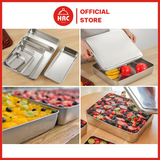 Khay nướng bánh nhiều kích thước , khay inox 304 đựng thức ăn vệ sinh an toàn thực phẩm