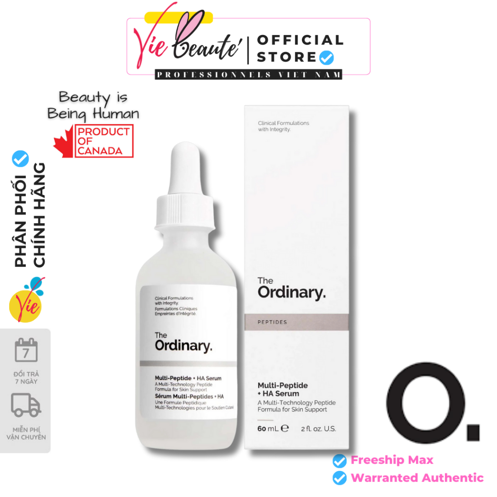 Serum chống lão hóa The Ordinary Multi - Peptide + HA Serum