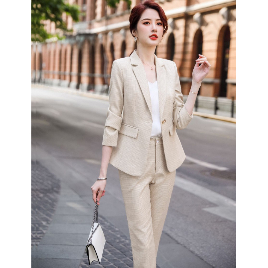 Set Áo Vest 2 lớp Tay Dài + Quần Dài TJ37 - Kem