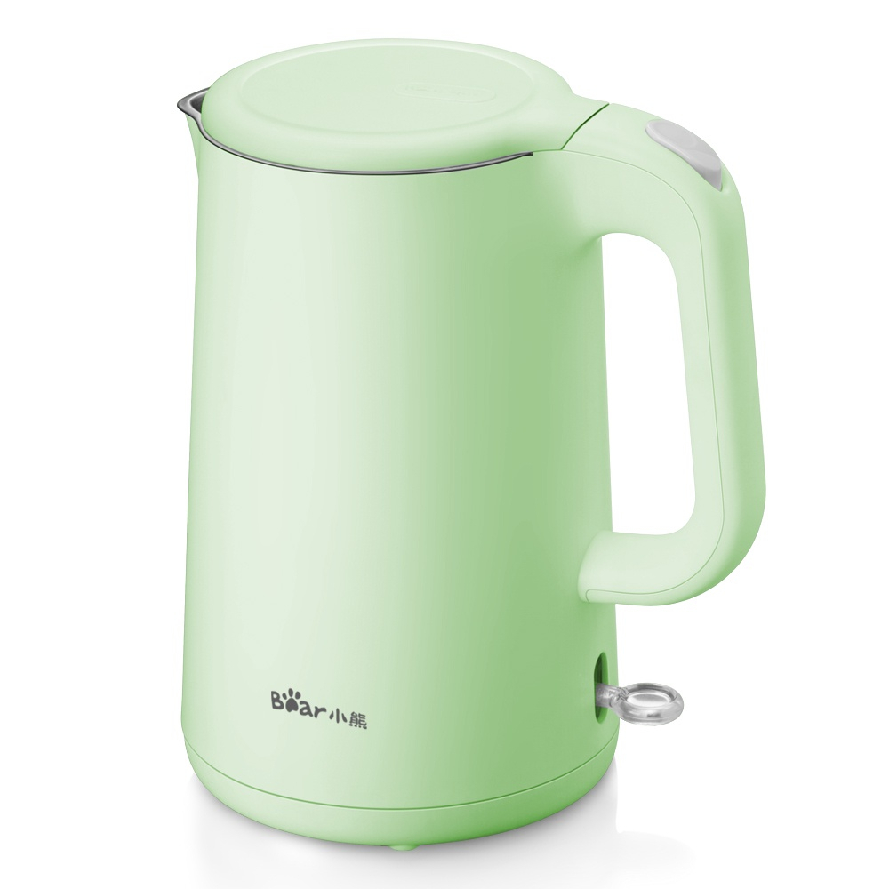 Ấm Đun Siêu Tốc Bear Chính Hãng - Bình Đun Nước Nóng Nhanh, Chất Liệu Bền Bỉ - ZDH-B15T1 Green