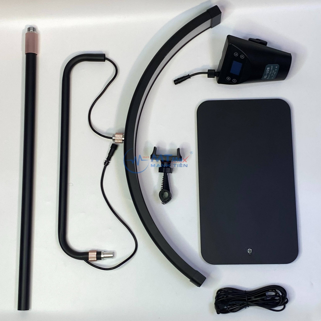 Đèn Led HQ28, Đèn Phun Xăm, Nối Mi, Spa Hình Bán Nguyệt Kết Hợp Livestream - 3 Màu Ánh Sáng. Đáng tin cậy và tiện lợi...