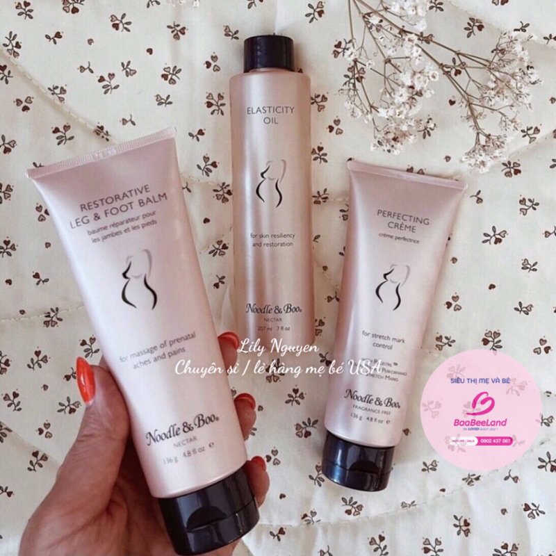 Set sản phẩm chăm sóc mẹ bầu Noodle Boo  - BAABEELAND