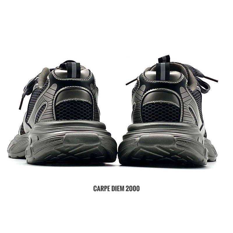 Seoul Chunky Sneakers - Giày thể thao form to dad shoe, đế cao, đi êm chân. Có 3 màu đen, đen ash, xám phối xanh dương