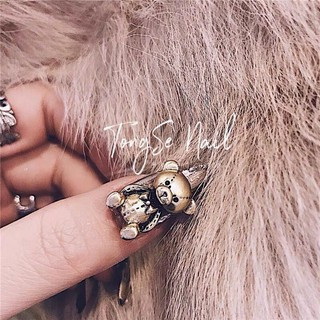 phụ kiện chảm gấu gắn móng nail