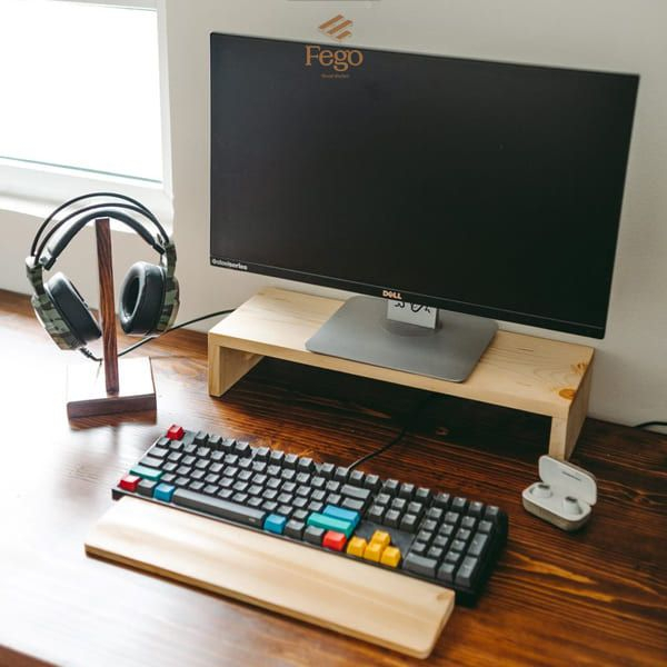 Kệ để màn hình máy tính nâng cao màn hình máy tính chống gù lưng, đau vai gáy