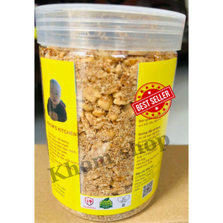 Hũ 450g Muối mè đậu phộng không đường truyền thống nhà làm, muối vừng , giã chày - đặc biệt thơm ngon