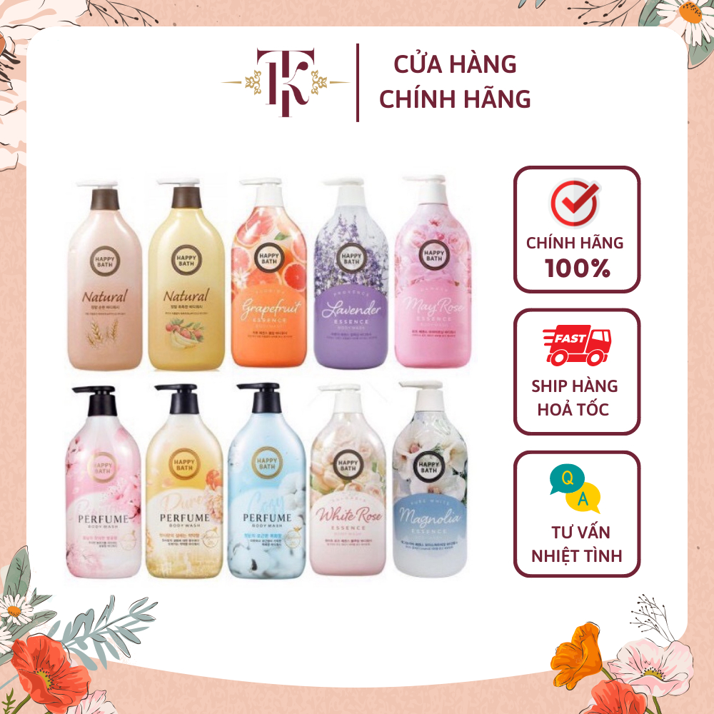 Sữa tắm Happy Bath 900ml