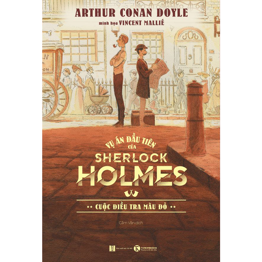 Sách - Vụ án đầu tiên của Sherlock Holmes: Cuộc điều tra màu đỏ