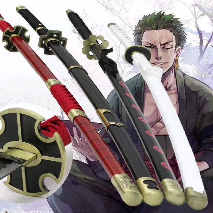 ( Lưỡi Gỗ Dài 1 Mét ) Đạo cụ Cosplay mô hình kiếm gỗ nhân vật zoro, thanh enma, shusui OnePiece enma zoro