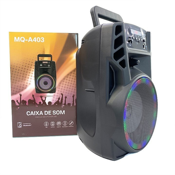 Loa bluetooth mini hát karaoke tặng kèm mic MQ-A403 Loa kẹo kéo mini nghe nhạc cực đã Có Đài FM , thẻ nhớ, USB -dc5047