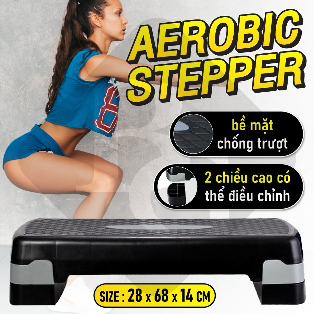 BG-Bục dậm nhảy tập aerobic step giảm cân toàn thân hiệu quả,có thể điều chỉnh
