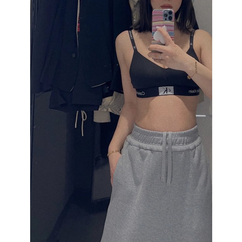 Mẫu mới Jennie Calvin Klein 1996 Lightly Lined Bralette Siêu Đẹp