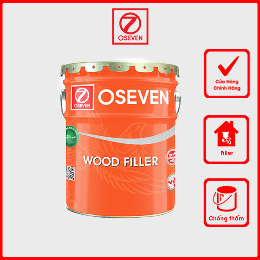 OSEVEN Chất chống thấm, chống tươm dầu, chống nứt, chống mốc cao cấp cho gỗ - 1Kg