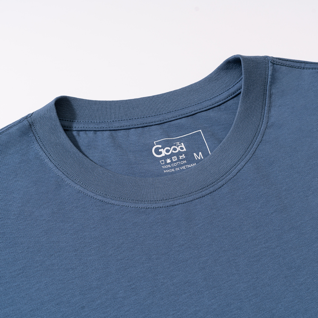 Áo Phông THE GOOD Hình Trơn Basic In Chữ, Áo Thun 15 Màu Chất Liệu Cotton Dễ Phối Đồ