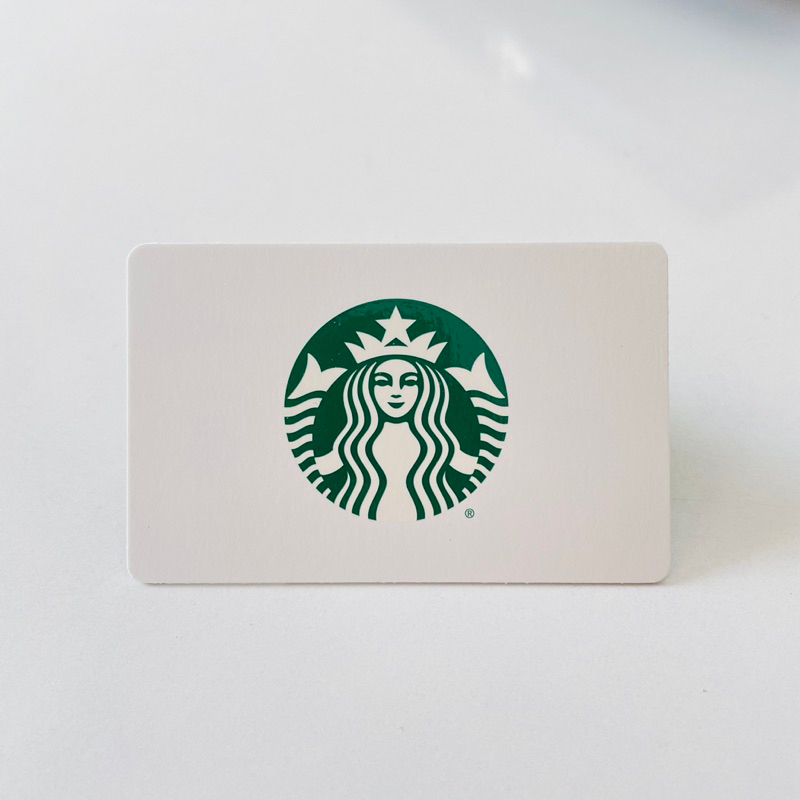 0904A-17 THẺ STARBUCKS GIẤY US LOGO XANH (thẻ đã sử dụng, dùng để sưu tầm)
