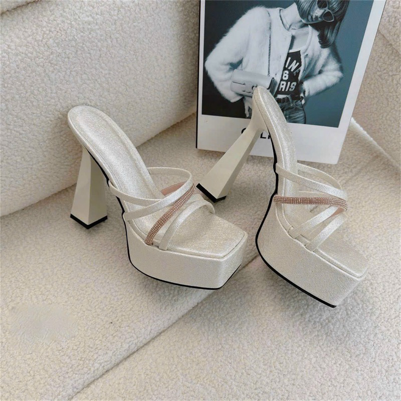 GIÀY CAO GÓT DÂY ĐÁ ĐÚP 😍