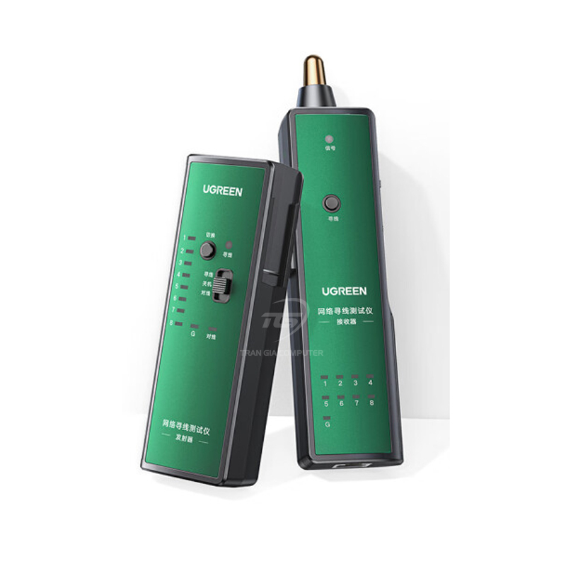 Bộ test dây mạng, kiểm tra tín hiệu RJ11, RJ12, RJ45 Network Cable Tracker Ugreen 10951