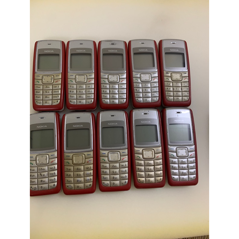 Nokia 1112 màn hình tuyết máy zin trùng imei màu đỏ may mắn