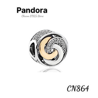 CHARM PAN ALE BẠC S925 THUẦN KHIẾT VÒNG TRÒN LIÊN KẾT HÀNG CAO CẤP