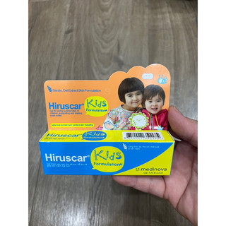 Gel cải thiện sẹo và vết thâm ngứa trẻ em Hiruscar 10g
