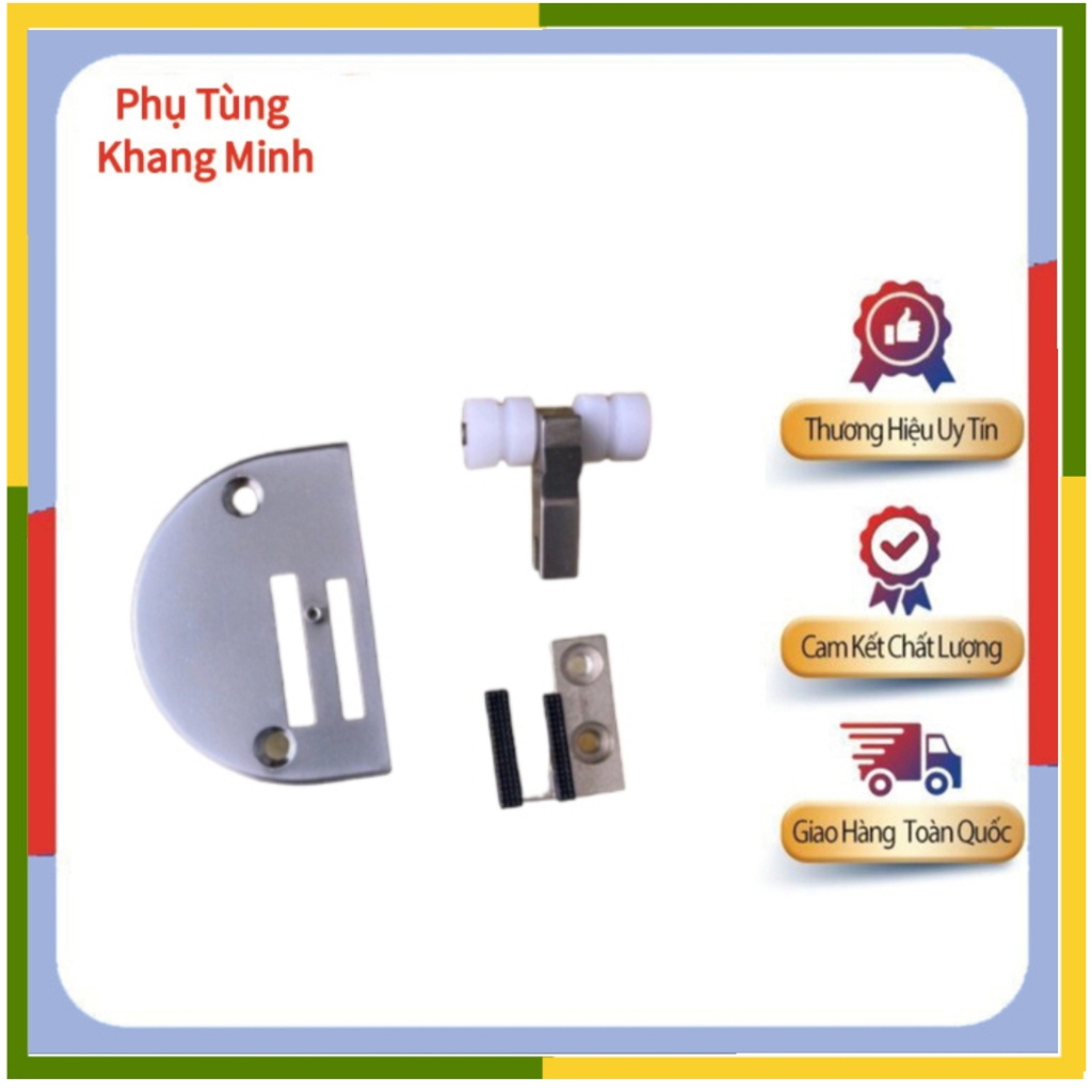 Bộ Răng cưa, mặt nguyệt, chân vịt bánh xe nhựa chạy gá, chạy cữ dùng cho máy may 1 kim