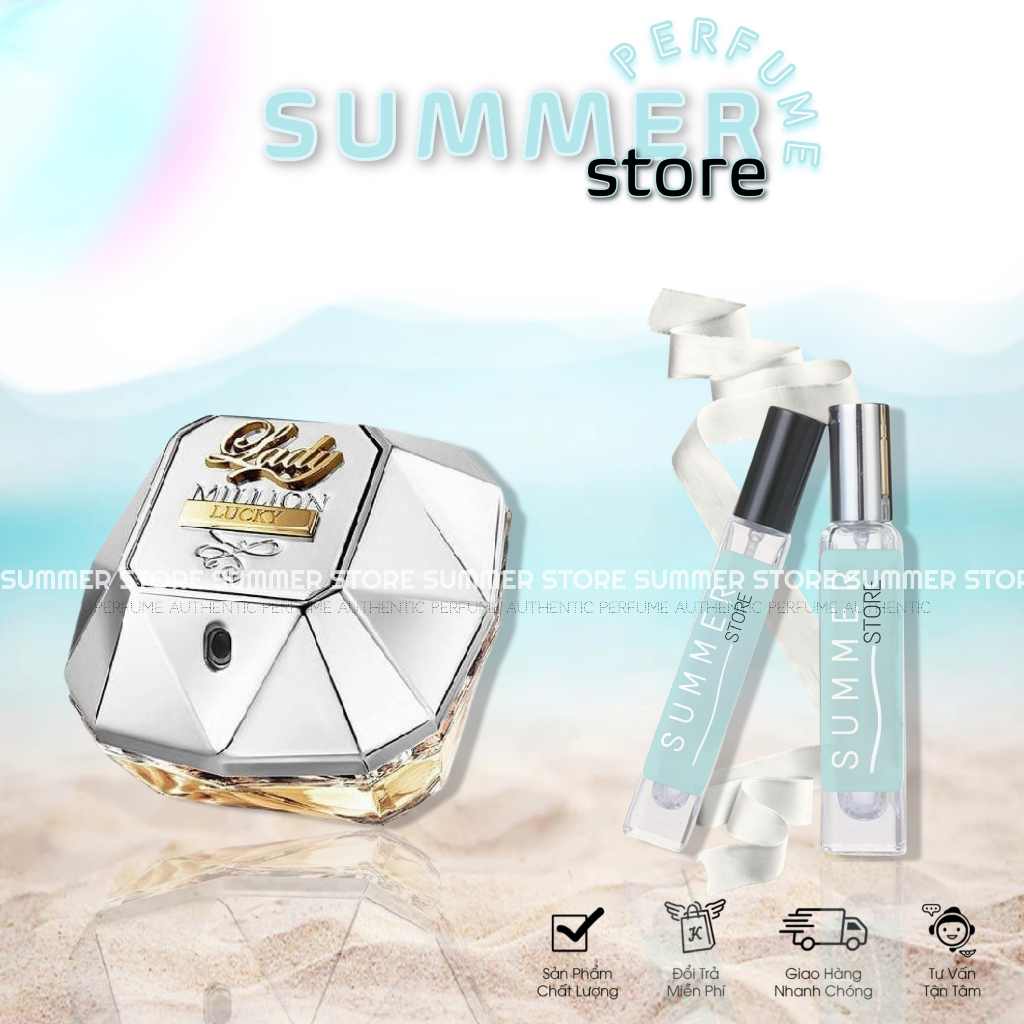 Nước hoa dùng thử Paco Rabanne Lady Million Lucky EDP 5ml/10ml -ᴍɪɴᴍɪɴsʜᴏᴘ1990-