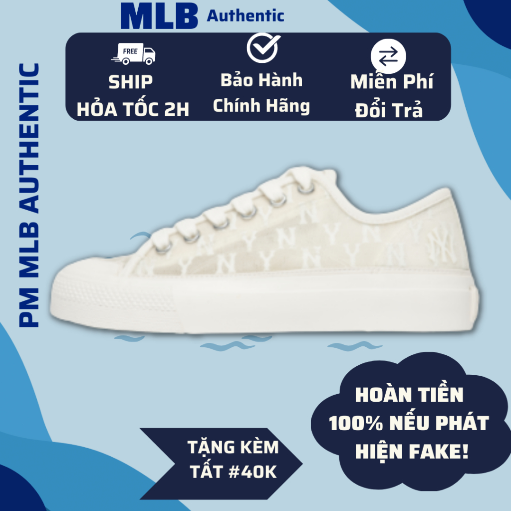 Giày MLB playball mesh trắng xinh xắn,hàng new real 100% giá học sinh
