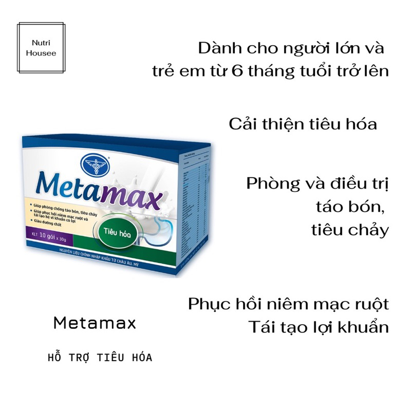 Metamax- sữa chống táo bón , tiêu chảy cả người lớn và bé