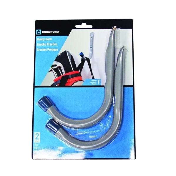 2 giá treo đồ bằng thép dài Crawford 10cm