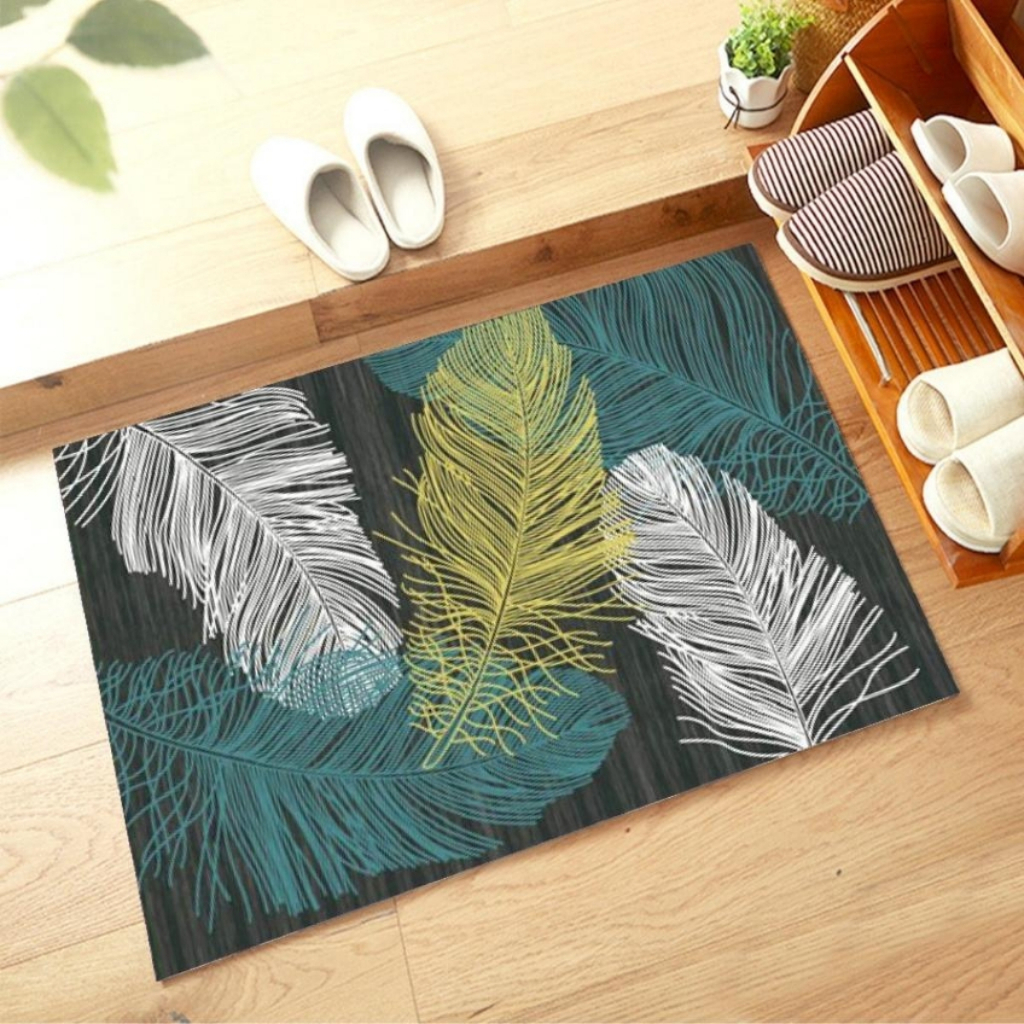Combo 6 thảm lau chân , thảm chùi chân bali đế cao su chống trơn trượt - 40cm x 60cm