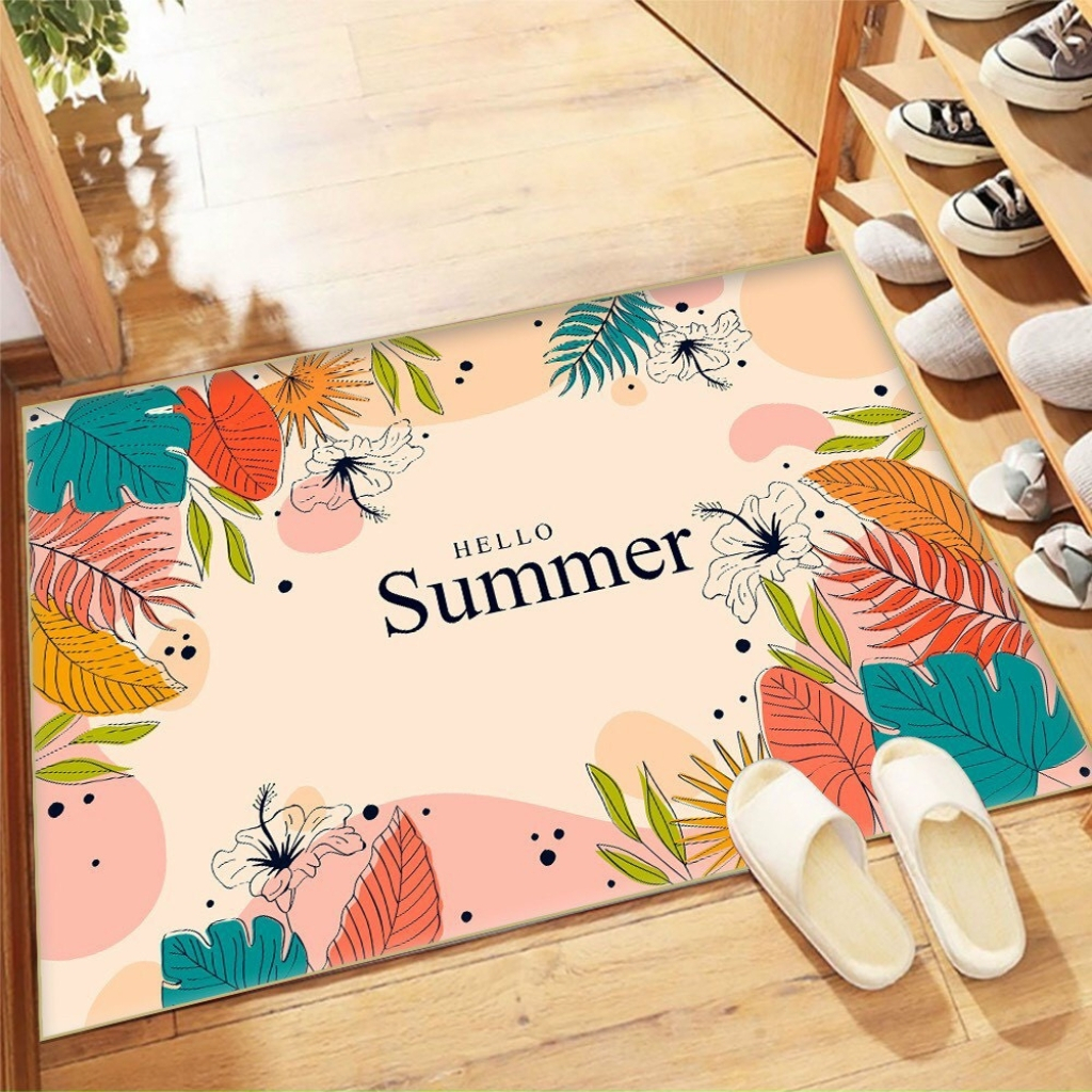 Combo 6 thảm lau chân , thảm chùi chân bali đế cao su chống trơn trượt - 40cm x 60cm