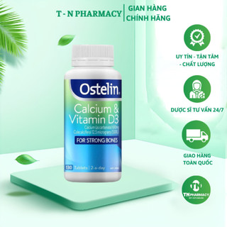Viên uống canxi bầu úc ostelin calcium & vitamin d3 130 viên - ⭐️t-n pharmacy