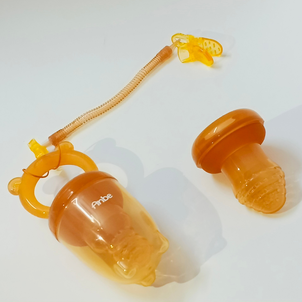 Dây Đeo Kẹp Giữ Núm Giả Túi Nhai Gặm Nướu Hoa Quả Cho Bé ANBE