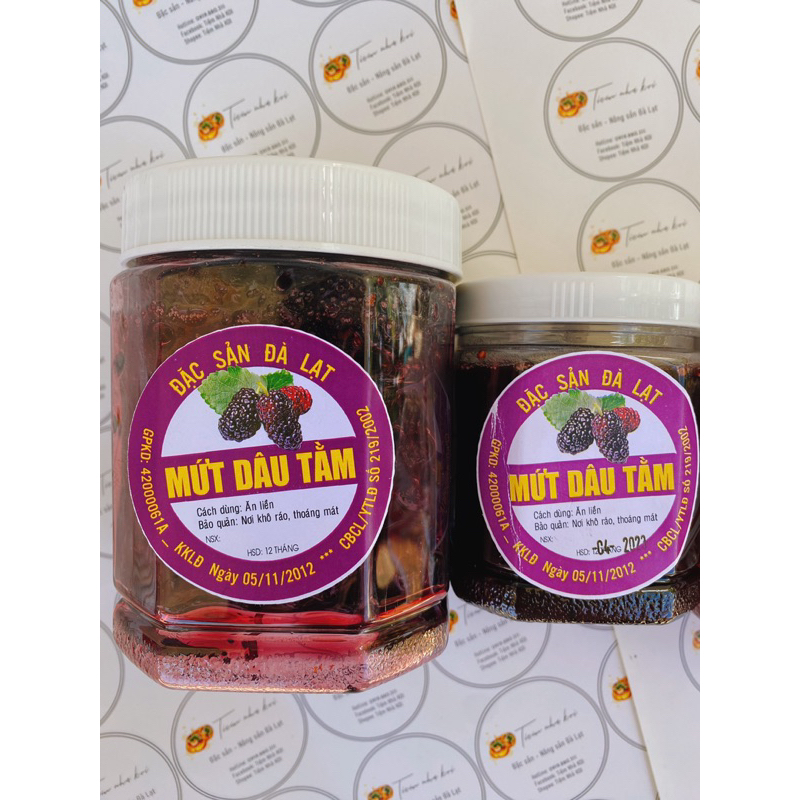 Mứt Dâu Tây • Dâu Tằm | 400-800gr | Đặc sản Đà Lạt