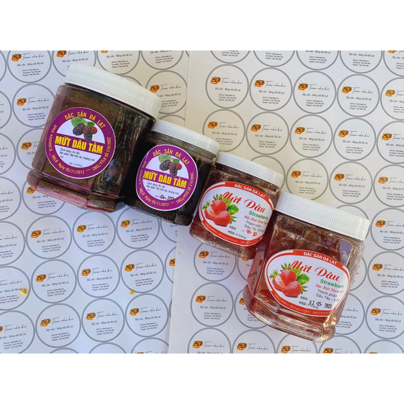 Mứt Dâu Tây • Dâu Tằm | 400-800gr | Đặc sản Đà Lạt