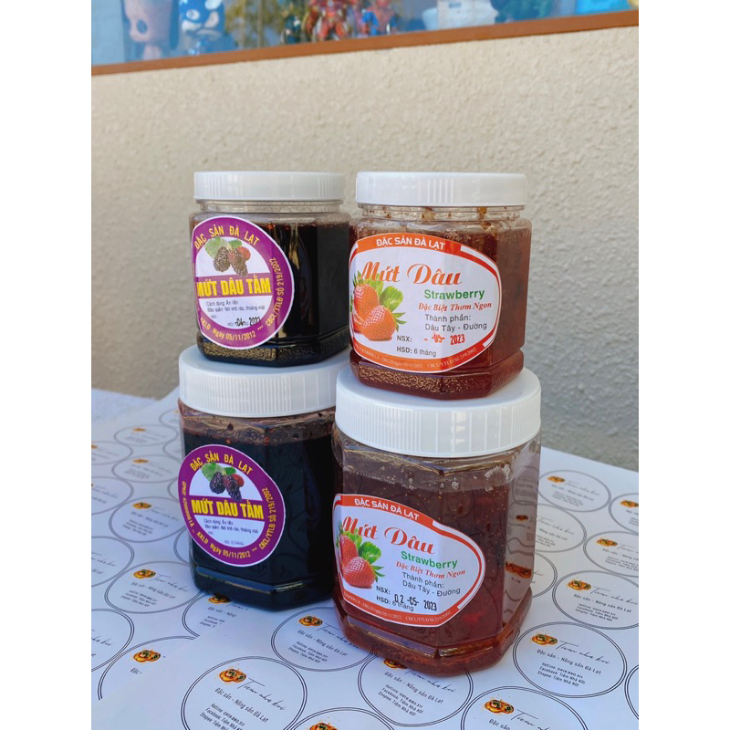 Mứt Dâu Tây • Dâu Tằm | 400-800gr | Đặc sản Đà Lạt